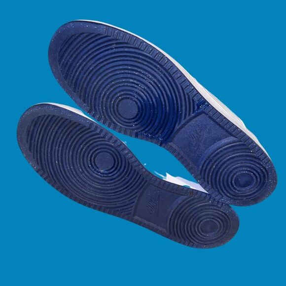 Nike Leather Court Vision Low NBA Sneakers Size 14 - Picture 5 of 9